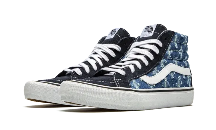 Vans Sk8-Hi Supreme Hole Punch Denim Blue - Image 1