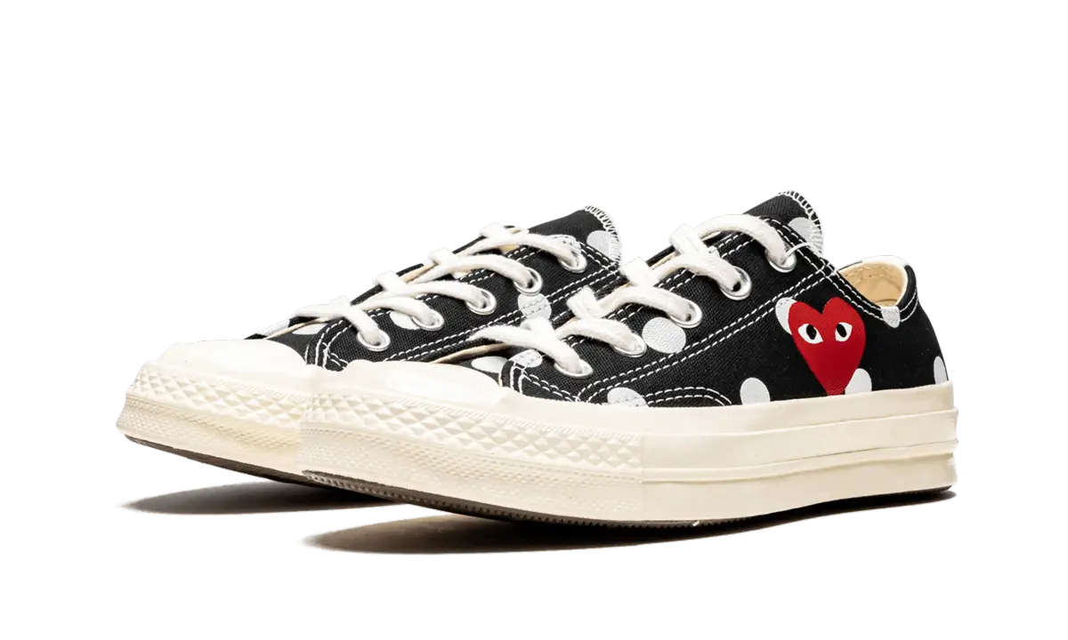 Converse Chuck Taylor All-Star 70 Ox Comme des Garcons PLAY Polka Dot Black - Image 1