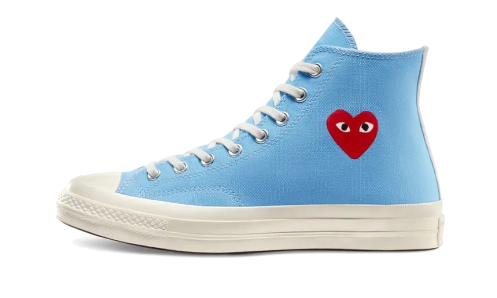 Converse Chuck Taylor All-Star 70s Hi Comme des Garcons Play Bright Blue
