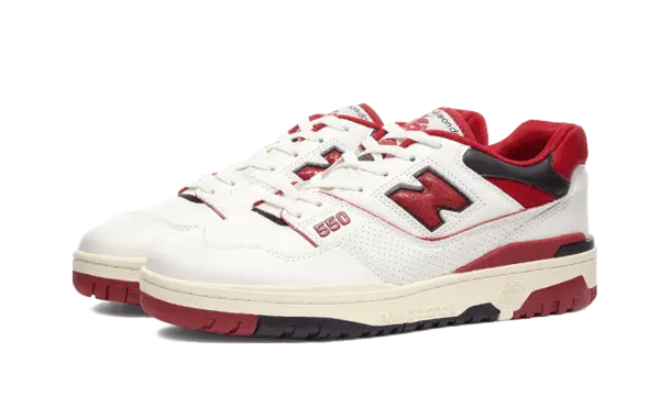 New Balance 550 Aime Leon Dore White Red - Image 1