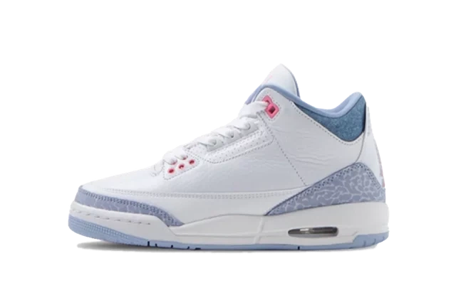 Air Jordan 3 Retro GS 'White & Pink Glow'