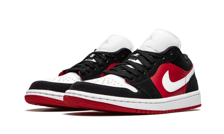 Jordan 1 Low Black White Gym Red (W) - Image 1