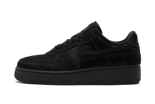 Nike Air Force 1 Low '07 Triple Black Pony Hair (W)