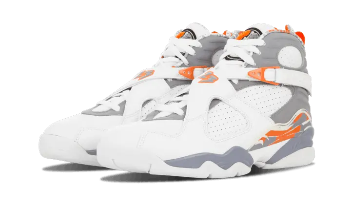 Jordan 8 Retro Orange White - Image 1