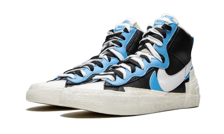 Nike Blazer Mid Sacai White Black Legend Blue - Image 1