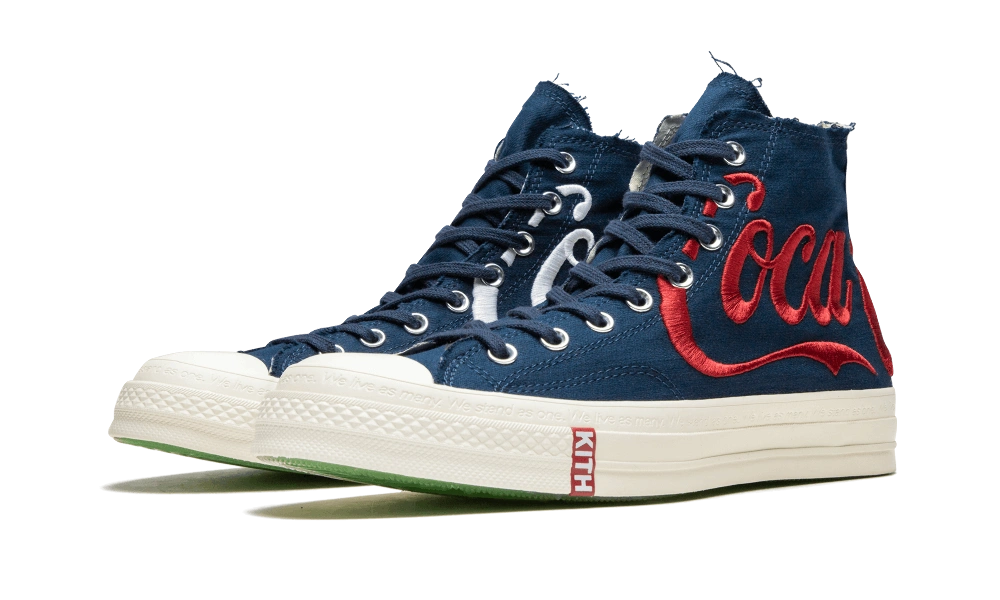 Converse Chuck Taylor All-Star 70s Hi Kith x Coca Cola Navy - Image 1