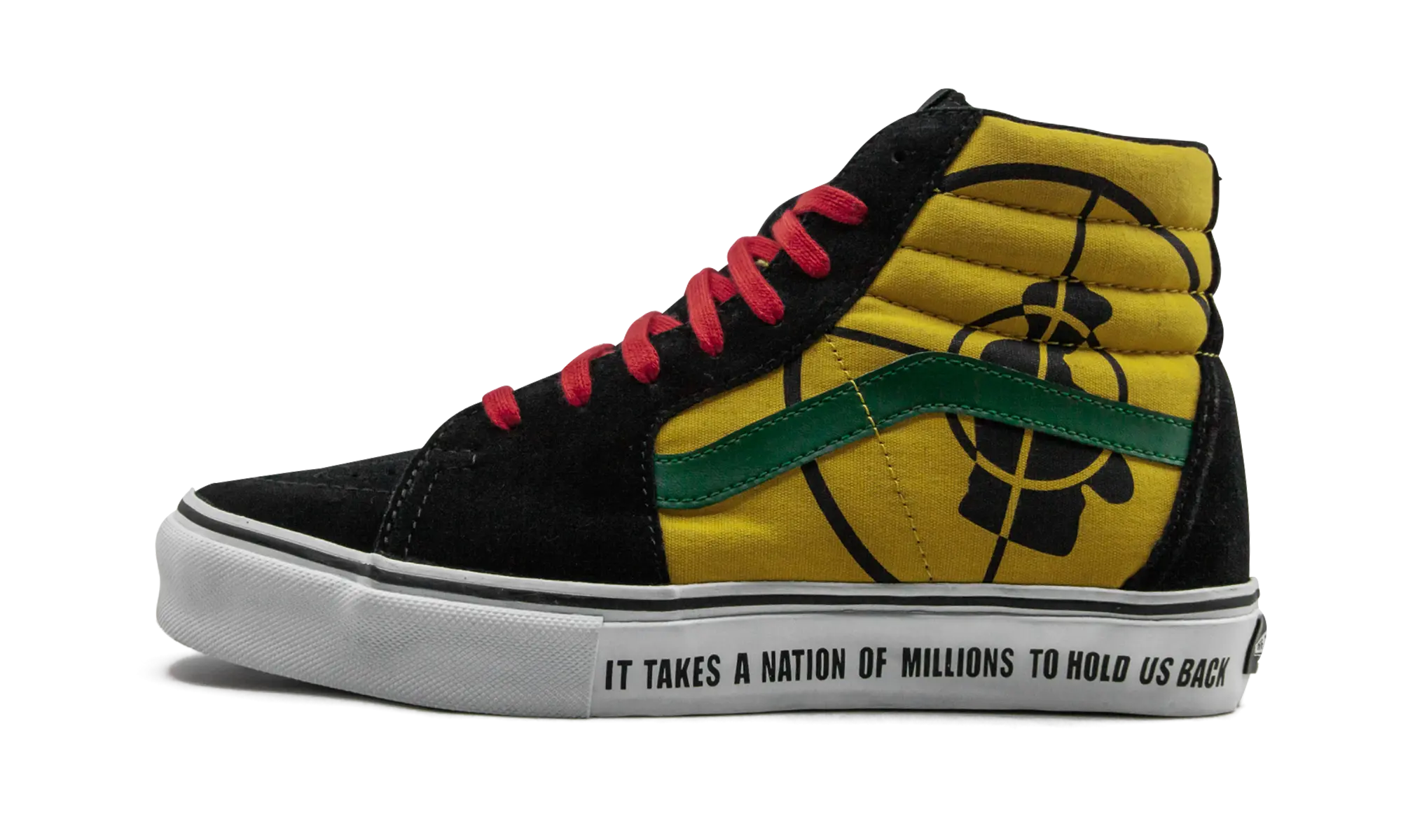 Vans Sk8-Hi Supreme Public Enemy Black Yellow