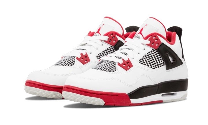 Jordan 4 Retro Fire Red 2012 (GS) - Image 1
