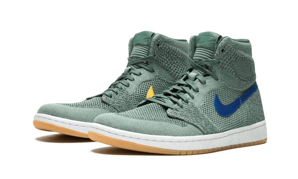 Jordan 1 Retro High Flyknit Clay Green - Image 1