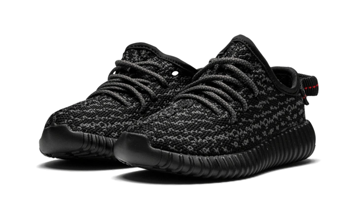 Yeezy Boost 350 Pirate Black (Infant) - Image 1