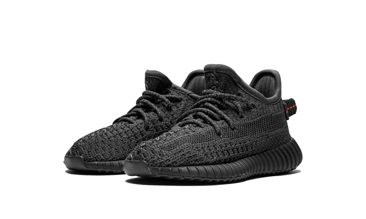 Yeezy Boost 350 V2 Black (Infant) (Non-Reflective) - Image 1