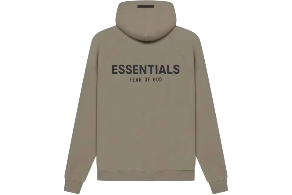 Fear of God Essentials Pull-Over Hoodie (SS21) Taupe - Image 1