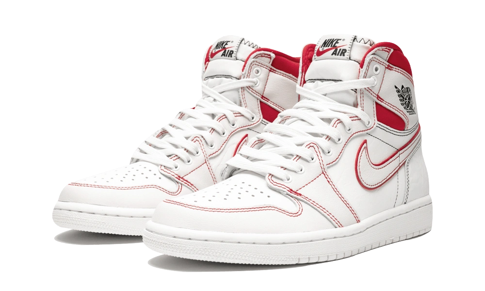 Jordan 1 Retro High Phantom Gym Red - Image 1