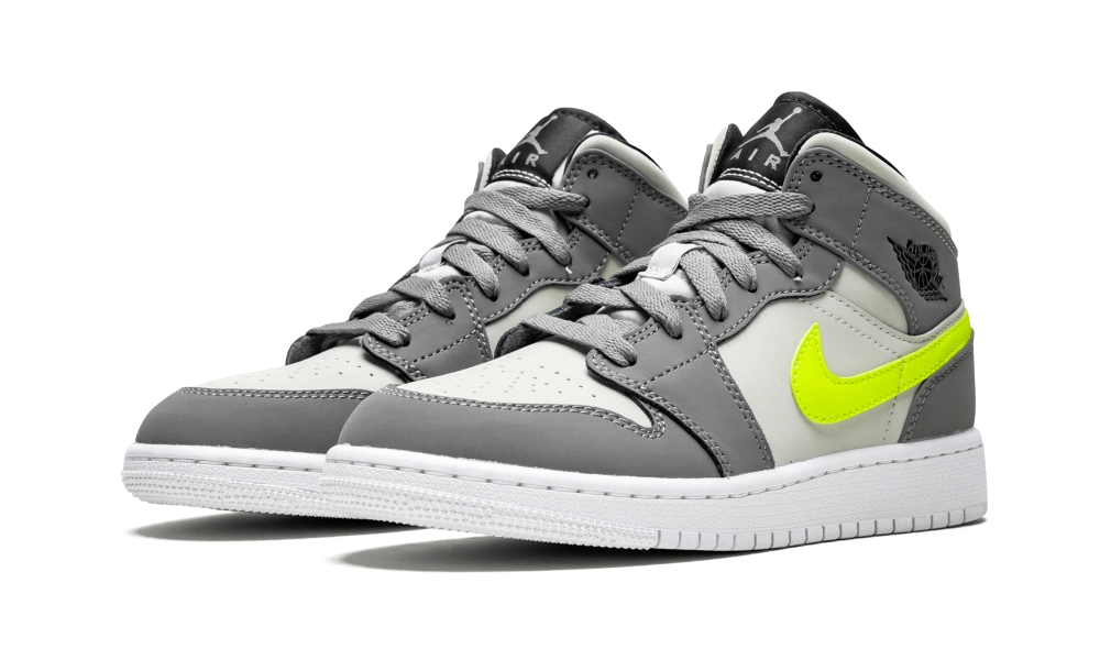 Jordan 1 Mid Gunsmoke Volt (GS) - Image 1
