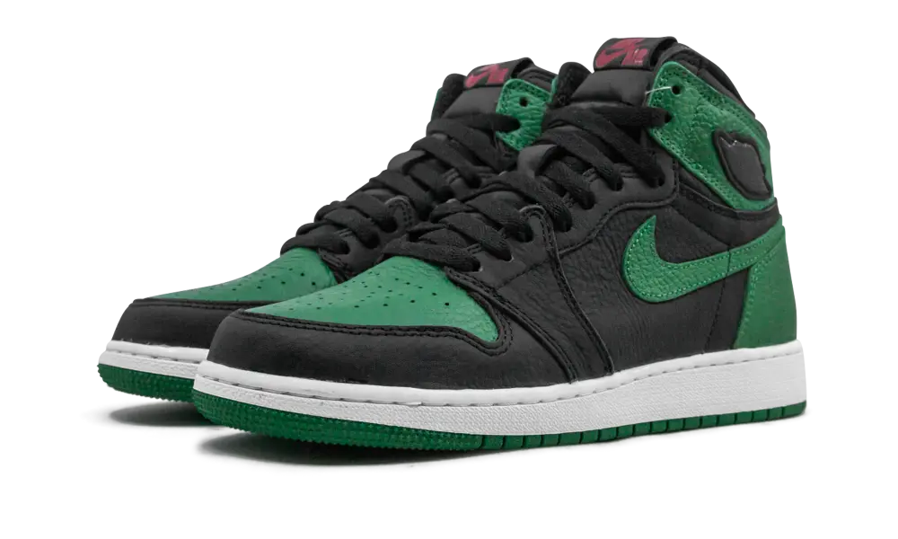 Jordan 1 Retro High Pine Green Black (GS) - Image 1
