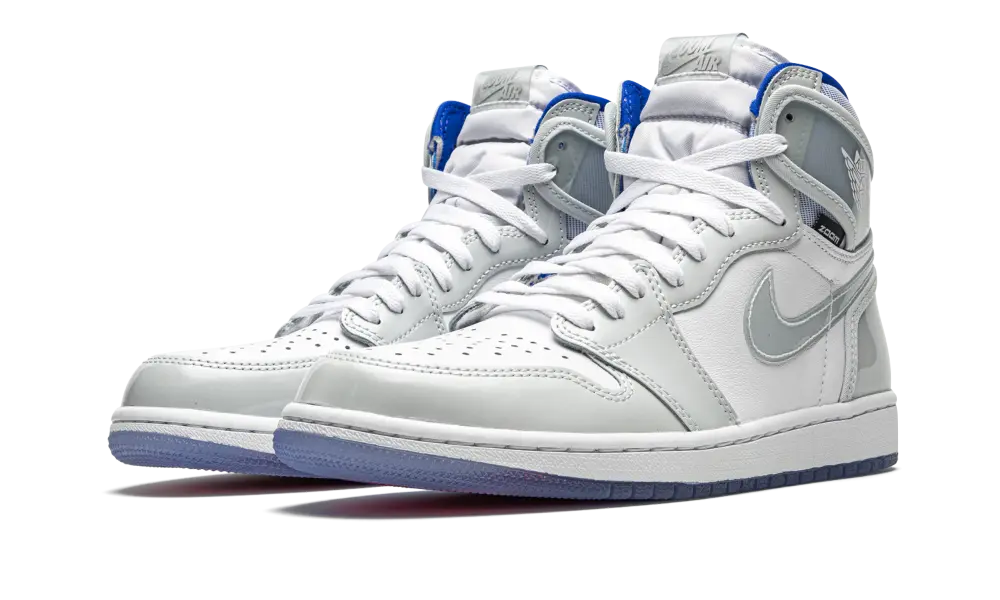 Jordan 1 Retro High Zoom White Racer Blue - Image 1