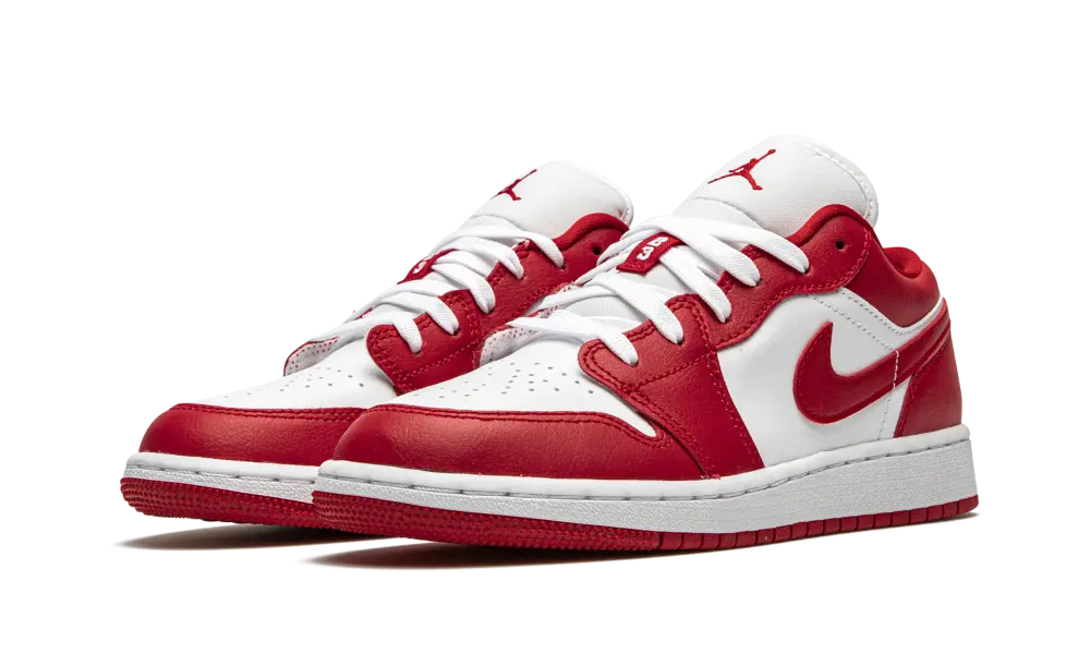 Jordan 1 Low Gym Red White (GS) - Image 1