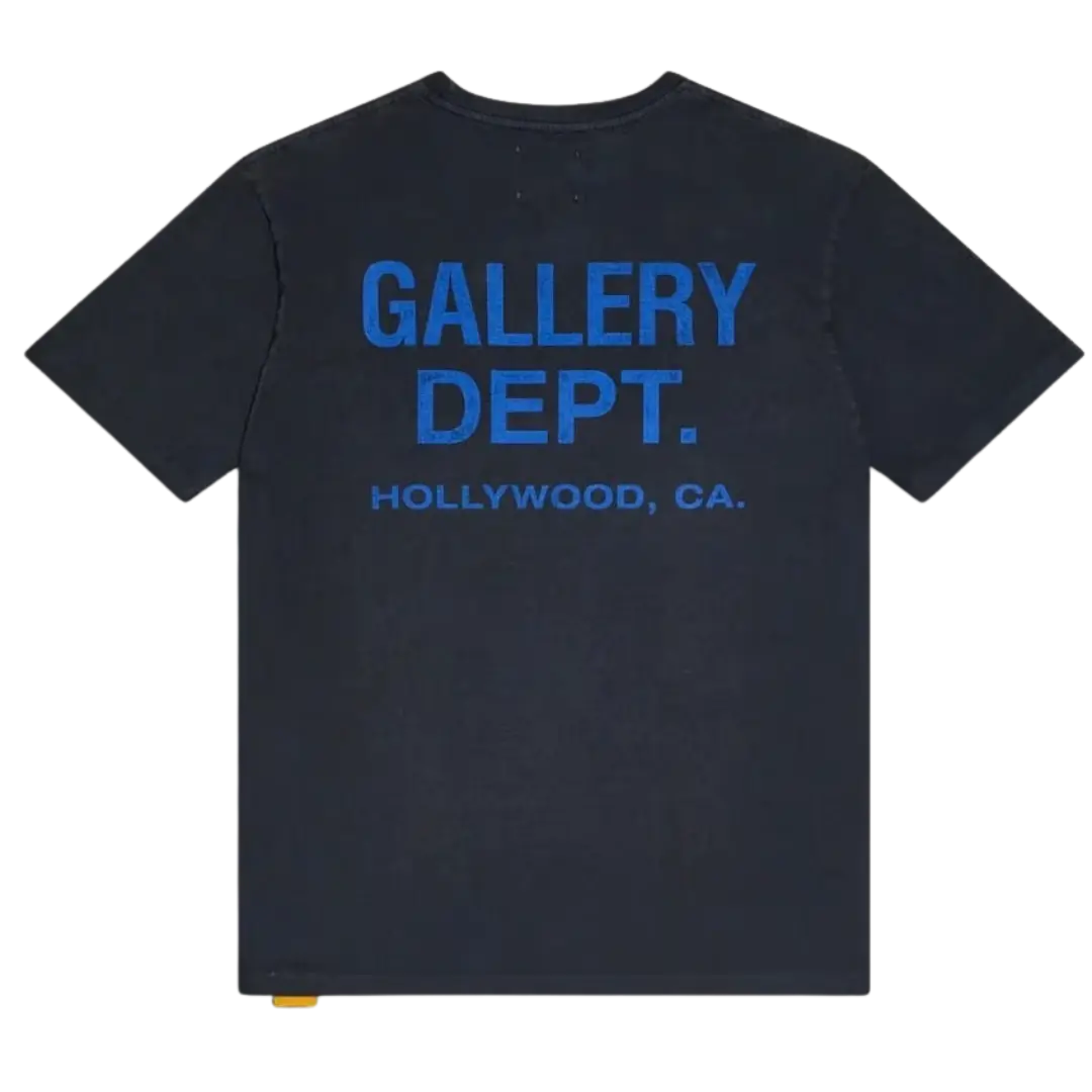 Gallery Dept. Souvenir Tee 'Washed Black' - Image 1