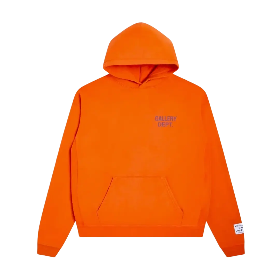 Gallery Dept. 90'S GD Logo Hoodie 'Bright Orange'
