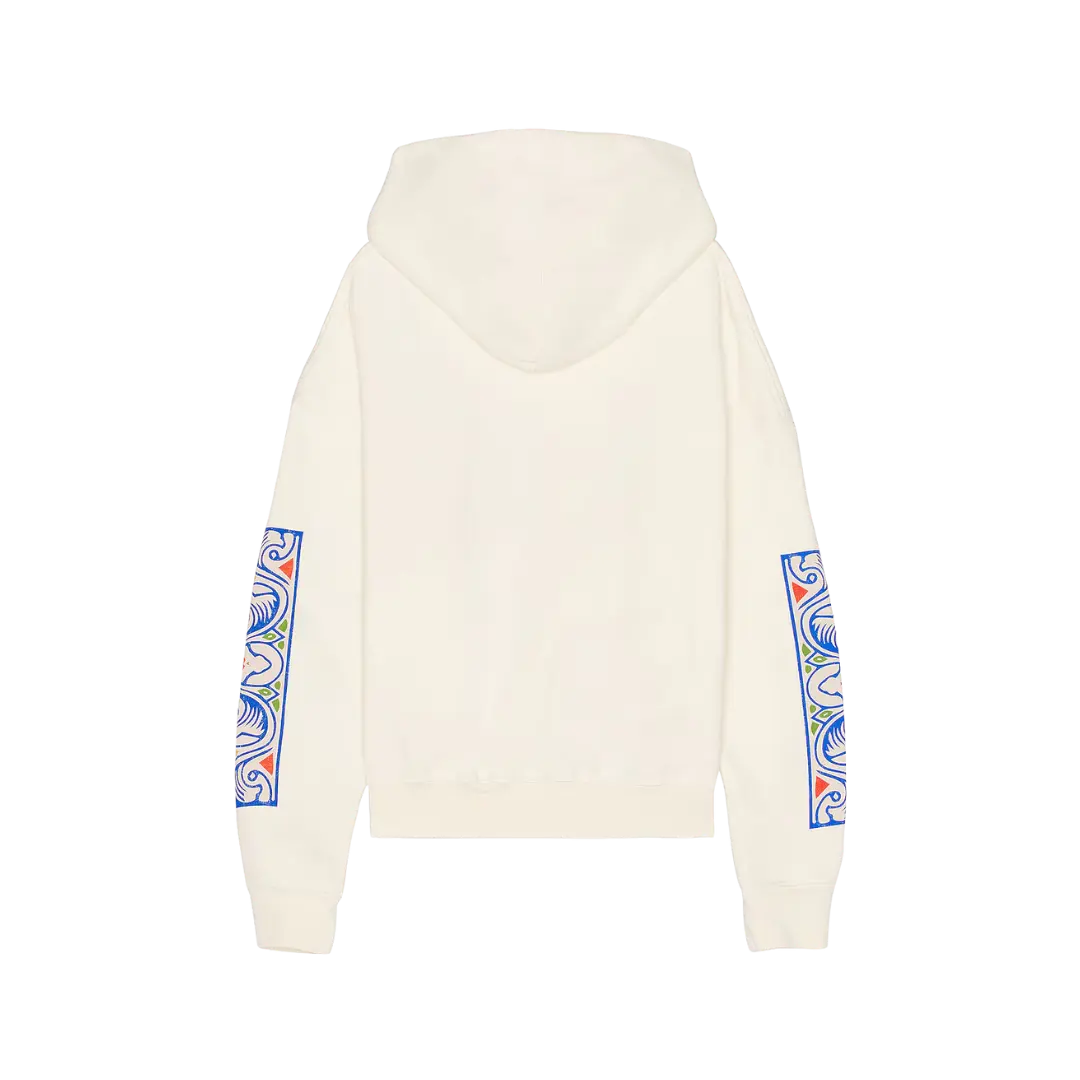 Rhude Hotel Hoodie 'Vintage White' - Image 1