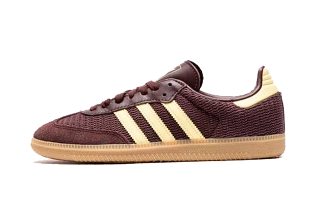 adidas Samba OG Shadow Brown Powder Yellow (W)