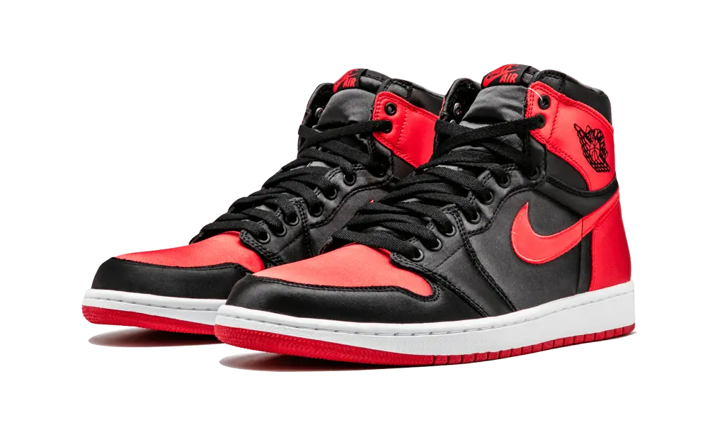 Jordan 1 Retro High Satin "Banned" - Image 1