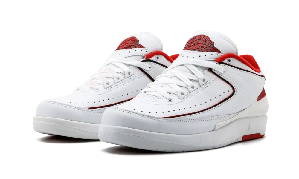 Jordan 2 Retro Low White Varsity Red - Image 1