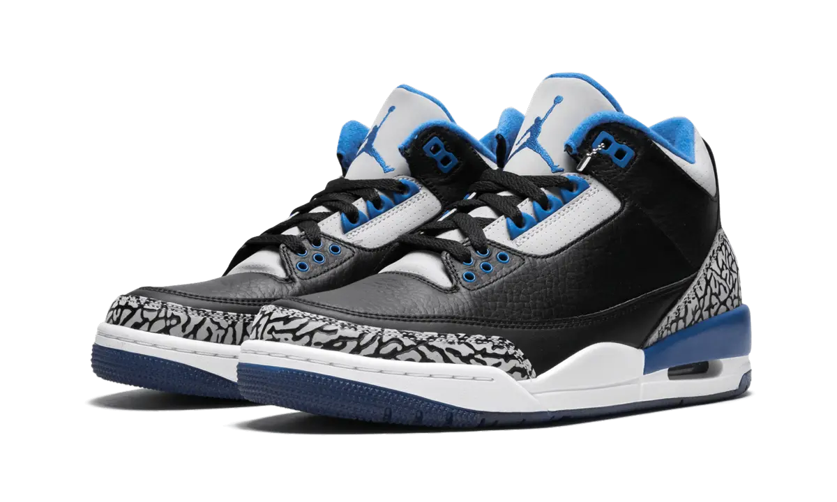 Jordan 3 Retro Sport Blue - Image 1