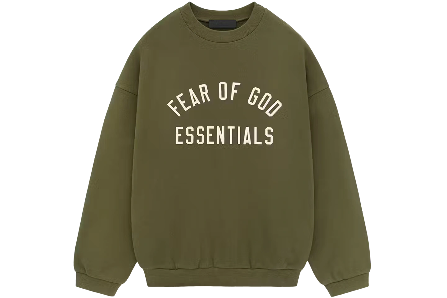 Fear of God Essentials Fleece Crewneck Military