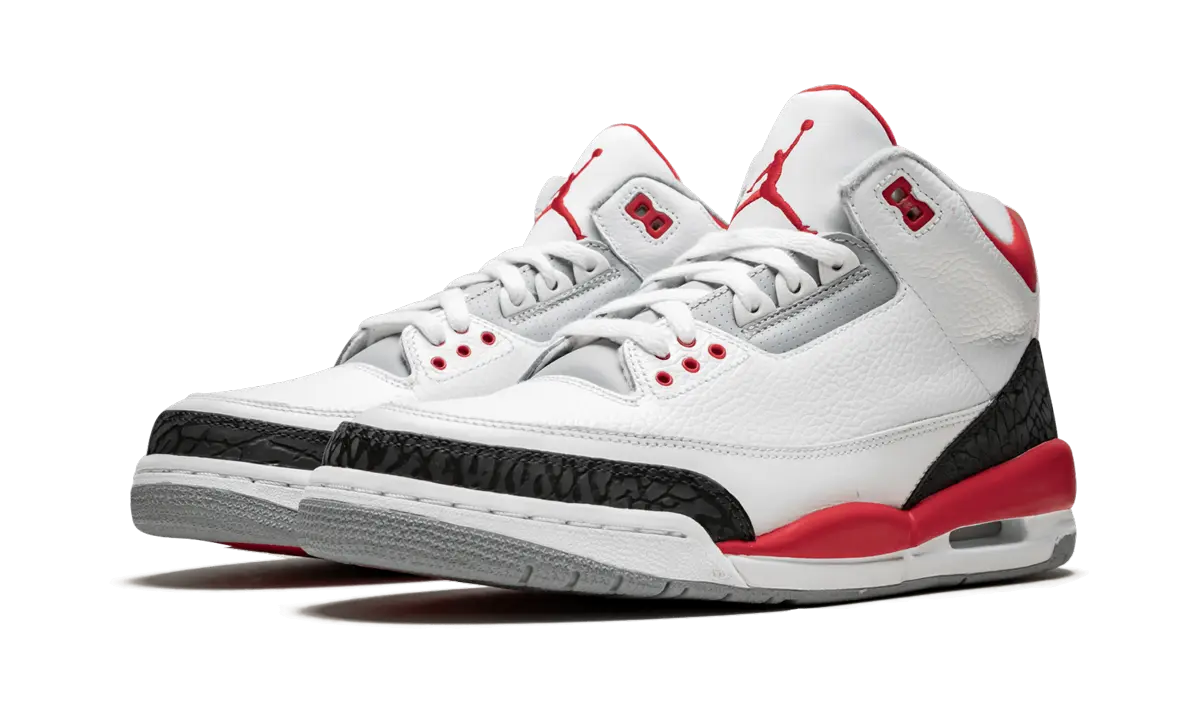 Jordan 3 Retro Fire Red (2007) - Image 1