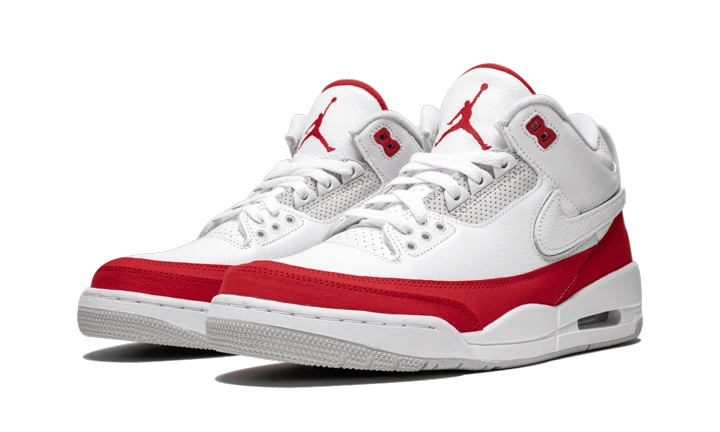 Jordan 3 Retro Tinker White University Red - Image 1