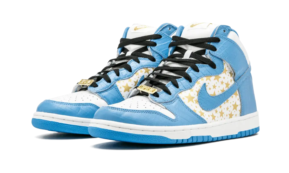 Nike Dunk High Pro SB Supreme Blue Stars - Image 1