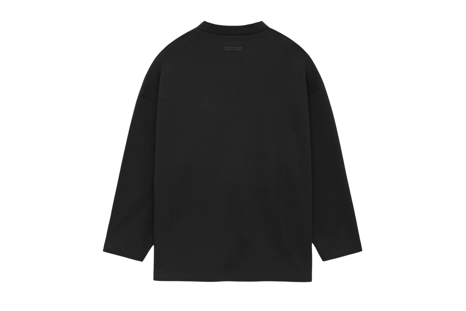 Fear of God Essentials Heavy Fleece Hockey Jersey Black - Image 1