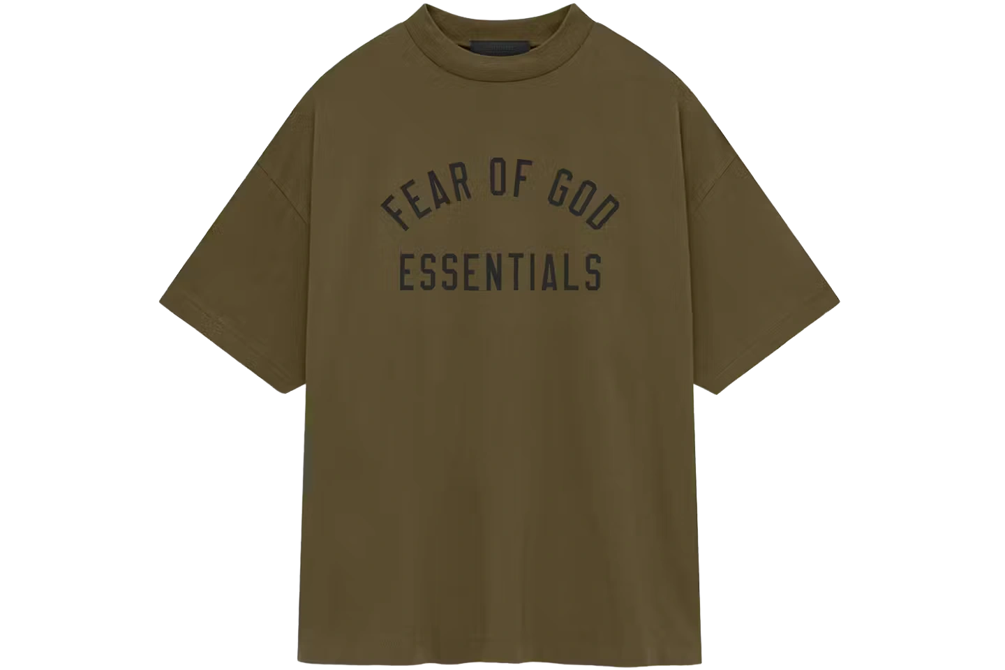 Fear of God Essentials Jersey Crewneck Tee Olive