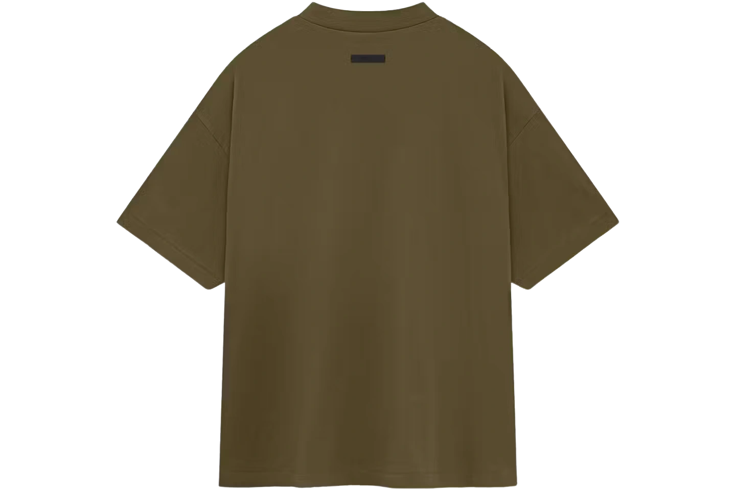 Fear of God Essentials Jersey Crewneck Tee Olive - Image 1