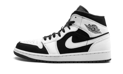 Jordan 1 Mid White/Black