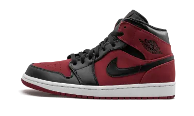 Jordan 1 Mid Gym Red Black
