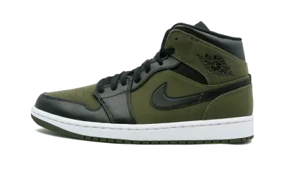 Jordan 1 Mid Olive Canvas