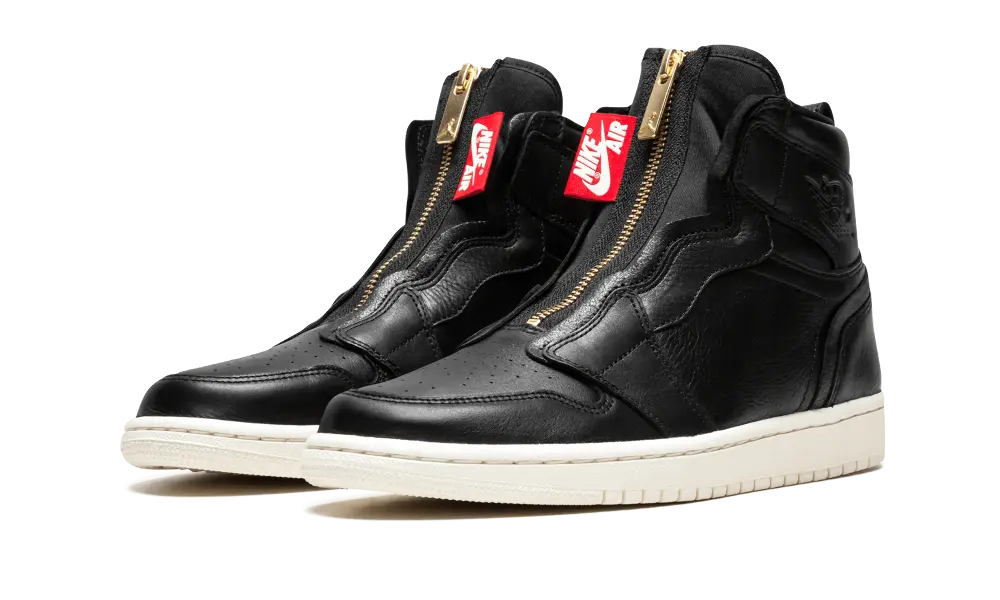 Jordan 1 Retro High Zip Black Gym Red Phantom (W) - Image 1