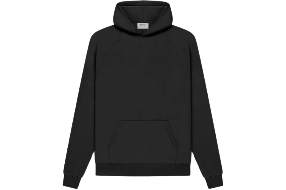 Fear of God Essentials Pull-Over Hoodie (SS21) Black/Stretch Limo