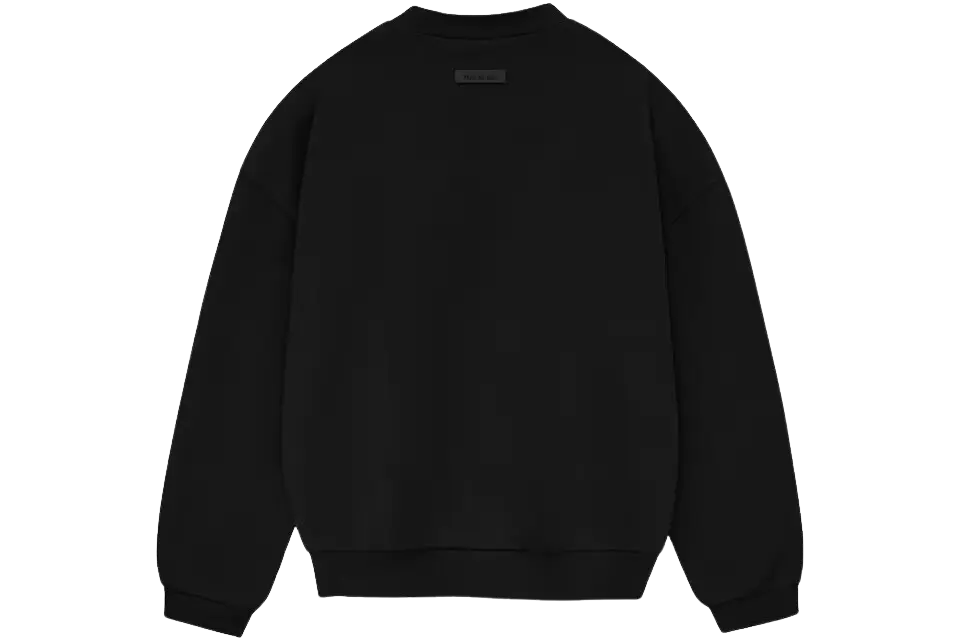 Fear of God Essentials Crewneck Jet Black - Image 1