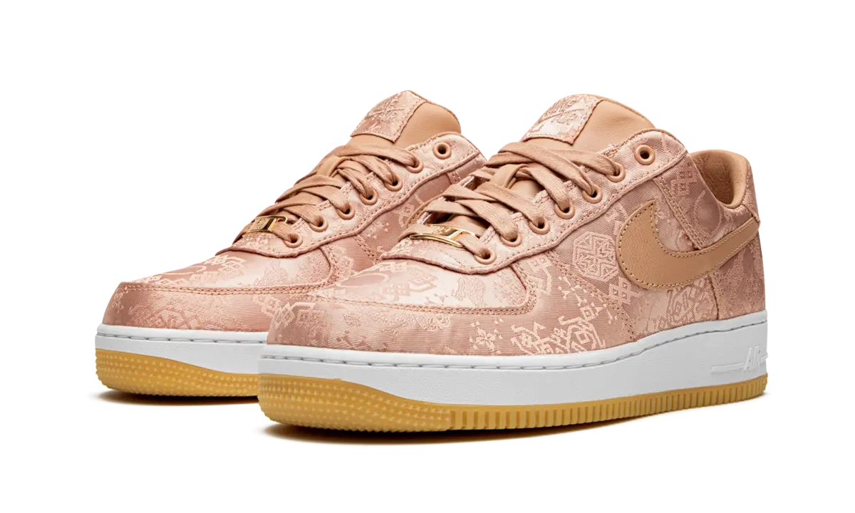 Nike Air Force 1 Low Clot Rose Gold Silk (Regular Box) - Image 1