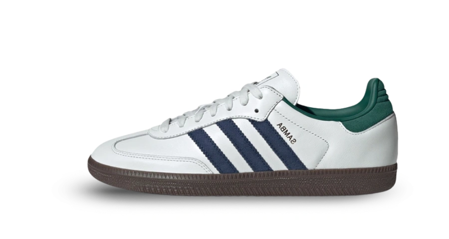 adidas Samba OG Black White Collegiate Green
