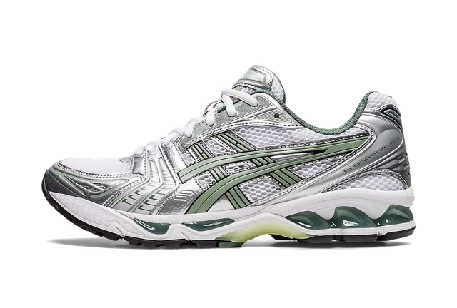 ASICS Gel-Kayano 14 White Pure Silver Slate Grey Sage