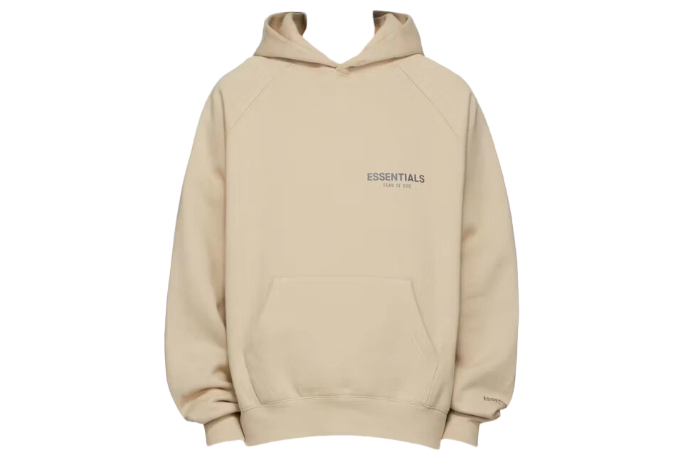 Fear of God Essentials SSENSE Exclusive Pullover Hoodie Linen