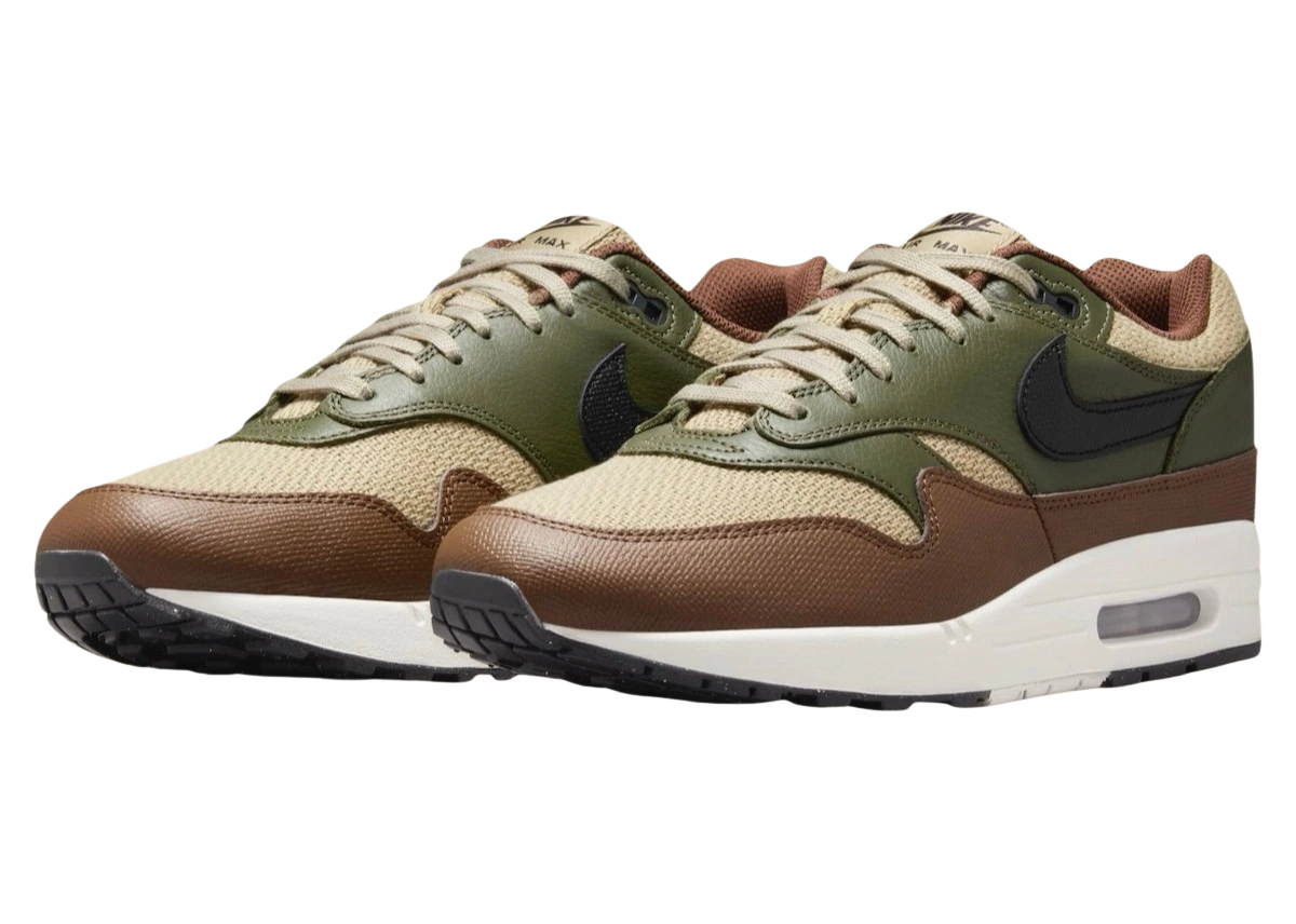 Nike Air Max 1 Essential PRM Neutral Olive Cacao Wow - Image 1