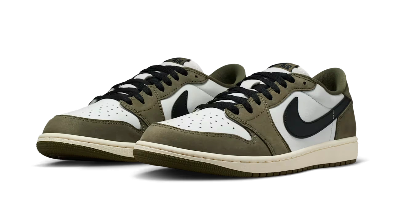 Jordan 1 Retro Low OG Medium Olive - Image 1