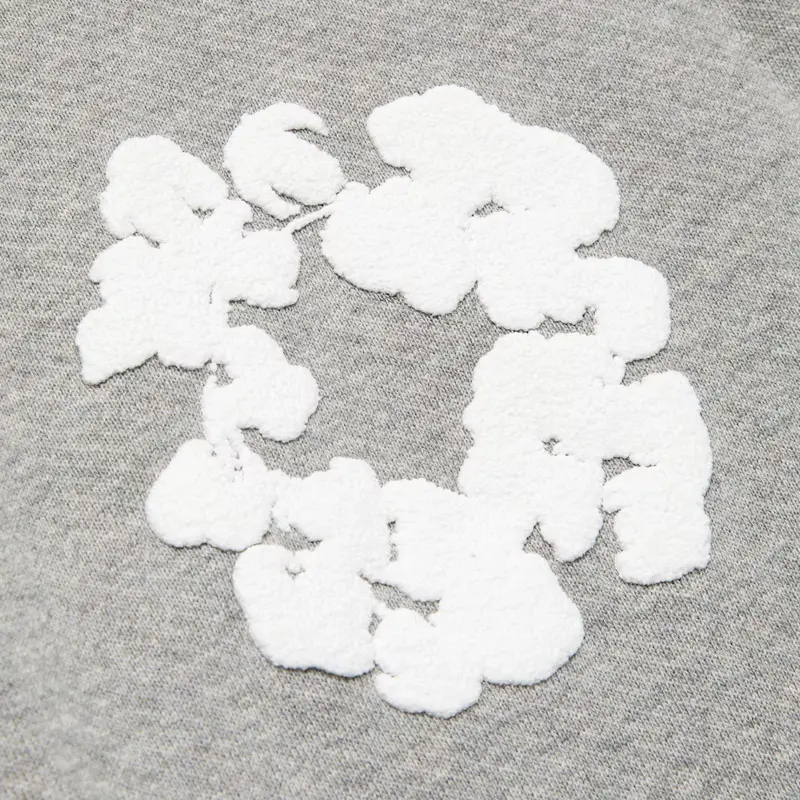 Denim Tears The Cotton Wreath Hoodie Grey - Image 2