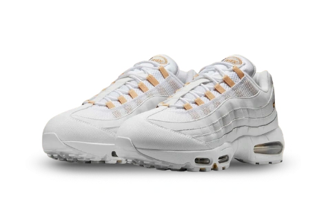 Nike Air Max 95 OG Big Bubble White Team Gold - Image 1