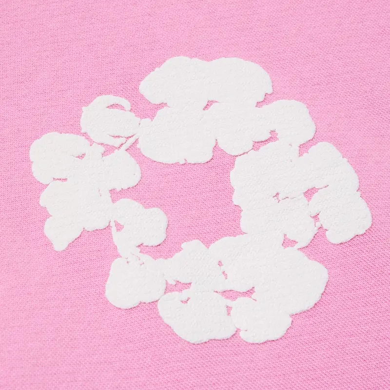 Denim Tears The Cotton Wreath Hoodie Pink - Image 2